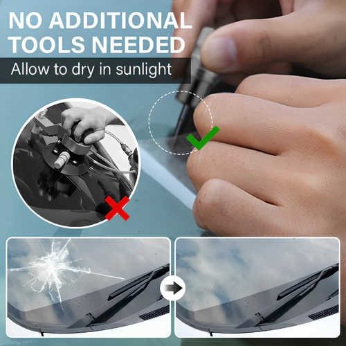 Kelymont GlassFix — Windshield Chip & Crack Repair Kit
